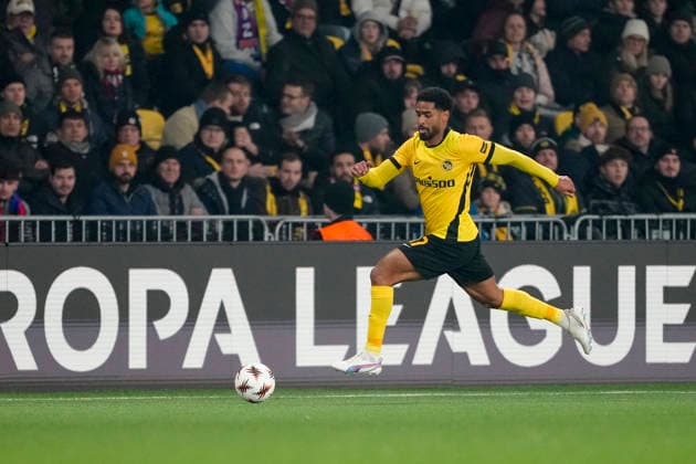 Switzerland UEFA Europa League 2025 26, BSC Young Boys vs Olympique Lyonnais Stadion Wankdorf, Bern Saidy Janko 17 Young Boys in action Bern Stadion Wankdorf Bern Switzerland Copyright: xKjetilxWaberx