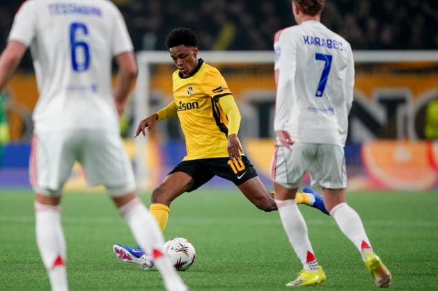 Switzerland UEFA Europa League 2025 26, BSC Young Boys vs Olympique Lyonnais Stadion Wankdorf, Bern Alvyn Sanches 10 Young Boys in action Bern Stadion Wankdorf Bern Switzerland Copyright: xKjetilxWaberx
