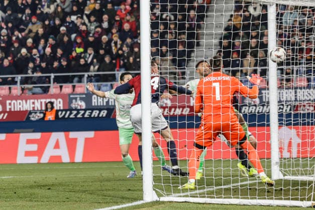 January 22, 2026, Bologna, BOLOGNA: Celtic s Auston Trusty scores the 0-2 goal during the UEFA Europa League soccer match Bologna FC vs Celtic FC at Renato Dall Ara stadium in Bologna, Italy, 22 January 2026. ANSA ELISABETTA BARACCHI. Soccer: Europa League ; Bologna FC - Celtic FC  - ZUMAa110 20260122_zaf_a110_012 Copyright: xElisabettaxBaracchix