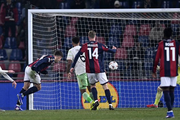 Db Bologna 22 01 2026 - Europa League Bologna-Celtic foto Daniele Buffa Image nella foto: gol Thijs Dallinga 