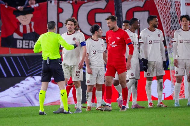 UEFA Europa League SK Brann FC Midtjylland Bergen 20260122 The UEFA Europa League match between SK Brann and FC Midtjylland at Brann Stadium Photo Paul S Amundsen NTB Bergen Norway EDITORIAL USE ONLY RESTRICTED USE FOR BETTING COMPANIES  Copyright: xPaulxS.xAmundsenx xNTBx
