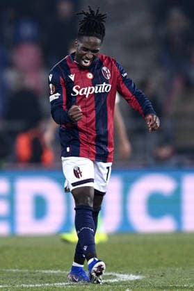 Db Bologna 22 01 2026 - Europa League Bologna-Celtic foto Daniele Buffa Image nella foto: esultanza gol Jonathan David Rowe 