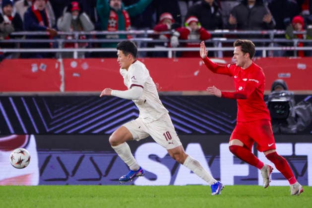 UEFA Europa League SK Brann FC Midtjylland Bergen 20260122 FC Midtjyllands Gue sung Cho in the UEFA Europa League match between SK Brann and FC Midtjylland at Brann Stadium Photo Paul S Amundsen NTB Bergen Norway EDITORIAL USE ONLY RESTRICTED USE FOR BETTING COMPANIES  Copyright: xPaulxS.xAmundsenx xNTBx