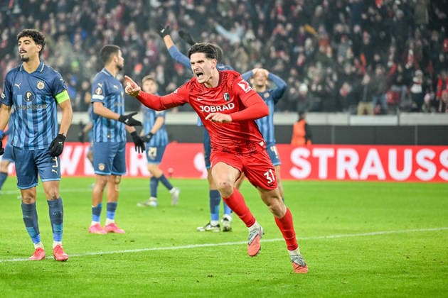 Igor Matanovic SC Freiburg, 31 GER, SC Freiburg Maccabi Tel Aviv, Football, Europa League, Matchday 7, 2025 2026 season, 22 01 2026 GER, SC Freiburg Maccabi Tel Aviv, Football, Europa League, Matchday 7, 2025 2026 season, 22 01 2026 Freiburg Copyright: xEibner-Pressefoto ThomasxHessx EP_THS