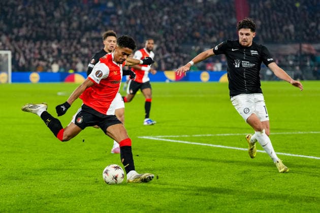 UEFA Europa League: Feyenoord v SK Sturm Graz Rotterdam - Goncalo Borges of Feyenoord during the seventh match of the UEFA Europa League 2025 2026. The match is set between Feyenoord and SK Sturm Graz at Stadion Feijenoord De Kuip on 22 January 2026 in Rotterdam, The Netherlands. Copyright: xYannickxVerhoevenx