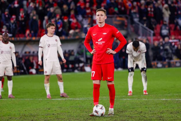 UEFA Europa League SK Brann FC Midtjylland Bergen 20260122 Brann s Joachim Soltvedt will take a penalty in the UEFA Europa League match between SK Brann and FC Midtjylland at Brann Stadium Photo Paul S Amundsen NTB Bergen Norway EDITORIAL USE ONLY RESTRICTED USE FOR BETTING COMPANIES  Copyright: xPaulxS.xAmundsenx xNTBx