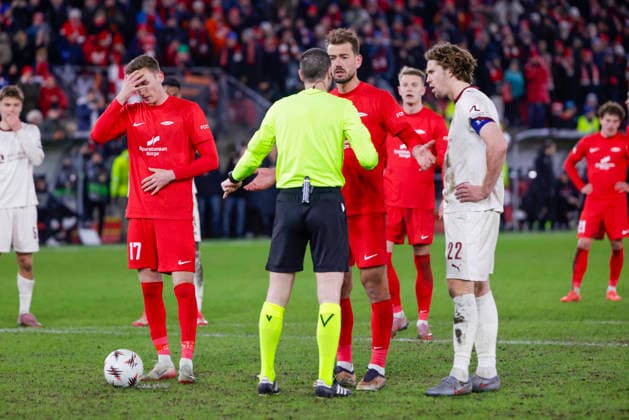 UEFA Europa League SK Brann FC Midtjylland Bergen 20260122 Brann s Joachim Soltvedt will take a penalty in the UEFA Europa League match between SK Brann and FC Midtjylland at Brann Stadium Photo Paul S Amundsen NTB Bergen Norway EDITORIAL USE ONLY RESTRICTED USE FOR BETTING COMPANIES  Copyright: xPaulxS.xAmundsenx xNTBx