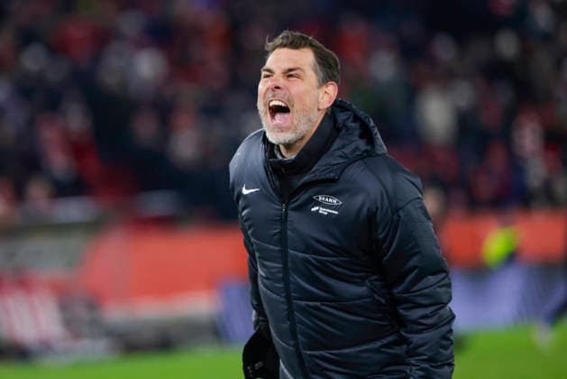 UEFA Europa League SK Brann FC Midtjylland Bergen 20260122 Brann s coach Freyr Alexandersson before the UEFA Europa League match between SK Brann and FC Midtjylland at Brann Stadium Photo Paul S Amundsen NTB Bergen Norway EDITORIAL USE ONLY RESTRICTED USE FOR BETTING COMPANIES  Copyright: xPaulxS.xAmundsenx xNTBx
