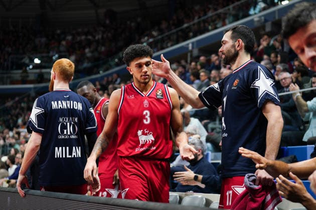 EA7 Emporio Armani Milano vs. Zalgiris Kaunas, pictured: Quinn Ellis (EA7 Emporio Armani Milano)  Copyright: xSimonexLucarellix xipa-agency.netx xSimonexLucarellix IPA_Agency_IPA70428740