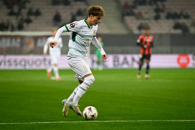 FOOTBALL : OGC Nice VS - Go Ahead Eagles - UEFA Europa League - 22 01 2025 Oskar Sivertsen (GA-Eagles) - UEFA Europa League match between OGC Nice and Go Ahead Eagles on January 22, 2026 at the Allianz Riviera Stadium in Nice. NiceFrance  Copyright: xWilliamxCannarellax