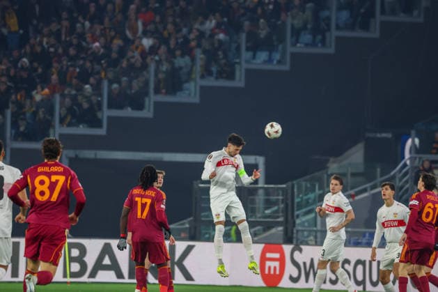 Roma vs Stoccarda Chema Andres (VfB Stuttgart) During the 2025 26 Europa League football match between Roma and Stuttgart on January 22, 2026 at the Stadio Olimpico in Rome. Photo: Roma stadio Olimpico Roma Italia Copyright: xFABIOxSASSOxFabioxSassox Roma Stoccarda2026_01_22Fabio Sasso4576