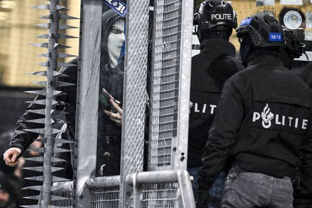 Football, EL, FC Utrecht - KRC Genk, Riots