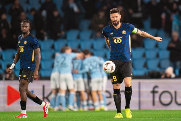 ESP: RC Celta - LOSC Lille. UEFA Europa League. Matchday 7. Olivier Giroud of LOSC Lille during the UEFA Europa League match, between RC Celta and LOSC Lille, Matchday 7, Balaidos Stadium on January 22, 2026 in Vigo, Spain. kpng Copyright: xPedroxMinax xPRESSINx PM_260122_CEL_LIL_013