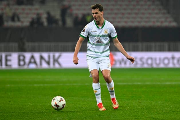 FOOTBALL : OGC Nice VS - Go Ahead Eagles - UEFA Europa League - 22 01 2025 Calvin Twigt (GA-Eagles) - UEFA Europa League match between OGC Nice and Go Ahead Eagles on January 22, 2026 at the Allianz Riviera Stadium in Nice. NiceFrance  Copyright: xWilliamxCannarellax