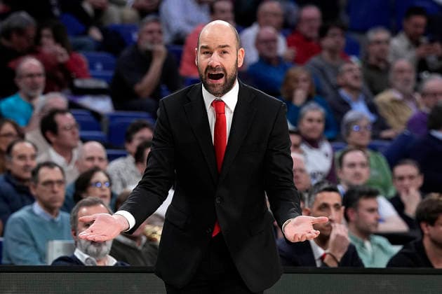 REAL MADRID v AS MONACO. EUROLEAGUE 2025 2026. REGULAR SEASON. ROUND 24. AS Monaco s coach Vassilis Spanoulis during Euroleague Regular Season Round 24 match. January 22, 2026. (ALTERPHOTOS Acero) MadridSpain  Copyright: xAcerox