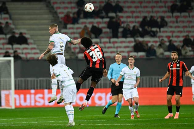 FOOTBALL : OGC Nice VS - Go Ahead Eagles - UEFA Europa League - 22 01 2025 UEFA Europa League match between OGC Nice and Go Ahead Eagles on January 22, 2026 at the Allianz Riviera Stadium in Nice. NiceFrance  Copyright: xWilliamxCannarellax