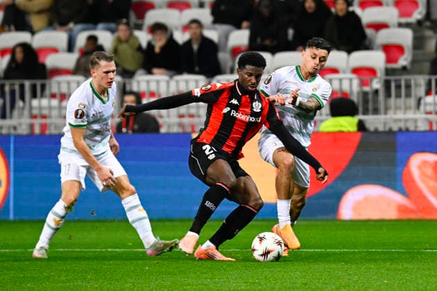 FOOTBALL : OGC Nice VS - Go Ahead Eagles - UEFA Europa League - 22 01 2025 Mohamed-Ali Cho (OGC Nice) - UEFA Europa League match between OGC Nice and Go Ahead Eagles on January 22, 2026 at the Allianz Riviera Stadium in Nice. NiceFrance  Copyright: xWilliamxCannarellax