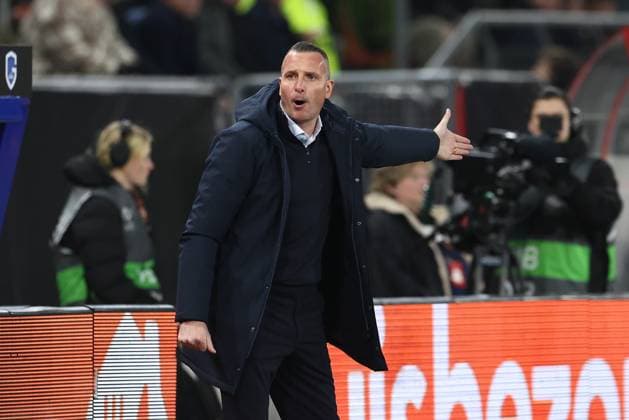 UTRECHT , 22-01-2026 , stadium Galgenwaard , season 2025 2026 , UEFA Europa League football , League phase matchday 7 , match between FC Utrecht and KRC Genk , Pictures shows , Genk head coach Nicky Hayen Utrecht - Genk  x201002494x Copyright: