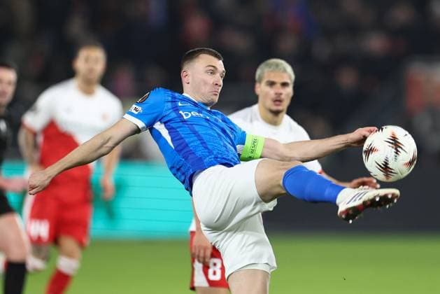 UTRECHT , 22-01-2026 , stadium Galgenwaard , season 2025 2026 , UEFA Europa League football , League phase matchday 7 , match between FC Utrecht and KRC Genk , Pictures shows , Genk player Hyeongyu Oh Utrecht - Genk  x201002539x Copyright: