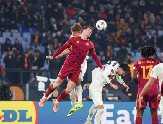 January 22, 2026, Roma, Roma, Italia: EvanÃ‚ Ferguson (AS Roma) During the 2025 26 Europa League football match between Roma and Stuttgart on January 22, 2026 at the Stadio Olimpico in Rome..Photo: Roma Italia - ZUMAs236 20260122_aap_s236_085 Copyright: xFabioxSassox