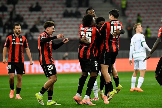 FOOTBALL : OGC Nice VS - Go Ahead Eagles - UEFA Europa League - 22 01 2025 Joy OGCN - But Tiago Gouveia - UEFA Europa League match between OGC Nice and Go Ahead Eagles on January 22, 2026 at the Allianz Riviera Stadium in Nice. NiceFrance  Copyright: xWilliamxCannarellax