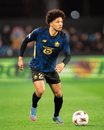 ESP: RC Celta - LOSC Lille. UEFA Europa League. Matchday 7. Tiago Santos of LOSC Lille during the UEFA Europa League match, between RC Celta and LOSC Lille, Matchday 7, Balaidos Stadium on January 22, 2026 in Vigo, Spain. kpng Copyright: xPedroxMinax xPRESSINx PM_260122_CEL_LIL_032