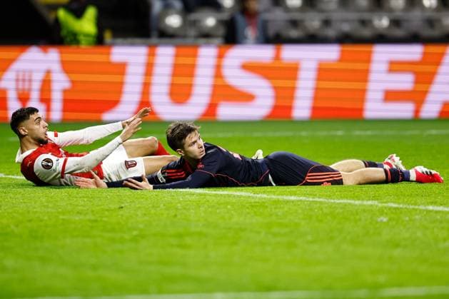 James McAtee of Nottingham Forest is brought down in the penalty area and a penalty is given Braga v Nottingham Forest, UEFA Europa League, Group Stage, Football, Braga Municipal Stadium, Braga, Portugal - 22 Jan 2026Braga Braga Municipal Stadium Portugal EDITORIAL USE ONLY No use with unauthorised audio, video, data, fixture lists, club league logos or live services. Online in-match use limited to 120 images, no video emulation. No use in betting, games or single club league player publications. Copyright: xRubenxAlbarran Shutterstockx 16348423bn