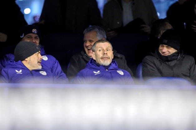 Zagreb, Craotia, 220126. Dinamo s president Zvonimir Boban during UEFA Europa league football match, 7th round, between Dinamo and FCSB at Maksimir stadium. Foto: Josip Bandic CROPIX Zagreb Croatia Copyright: xxJosipxBandicx xCROPIXx dinamo_fcsb72-220126