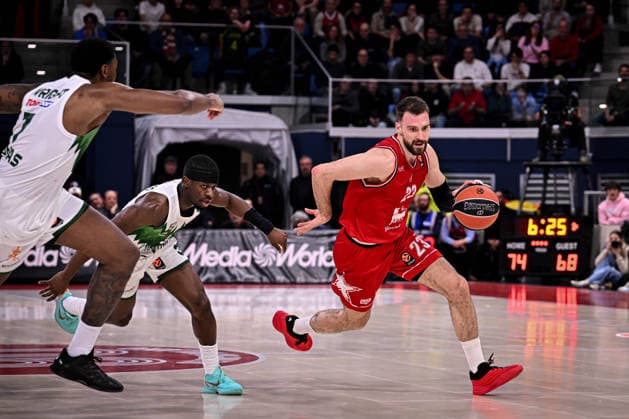 Marko Guduric EA7 Emporio Armani Olimpia Milano - Zalgiris Kaunas Euroleague 2025 2026 Milano, 22 01 2026 Foto ClaudioDegaspari Ciamillo-Castoria  Copyright: xClaudioxDegasparix