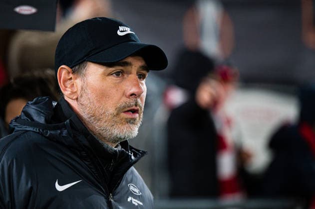 260122 Head coach Freyr Alexandersson of Brann ahead of the UEFA Europa League football match between Brann and Midtjylland on January 22, 2026 in Bergen Photo Marius Simensen BILDBYRAN COP 238 MM0054 bbeng brann football fotball fotboll midtjylland soccer uefa europa league  Copyright: MARIUSxSIMENSEN BB260122ZR064