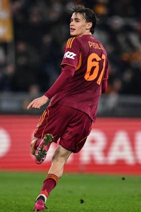 Dc Roma 22 01 2026 - Europa League Roma-Stoccarda foto Domenico Cippitelli Image nella foto: esultanza gol Nicolo™ Pisilli 