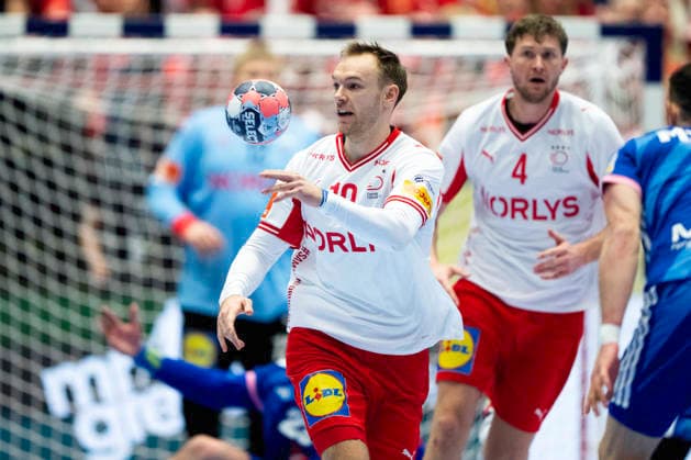 Men s Handball European Championship Denmark France Denmark s Mathias Gidsel in action during the men s handball match between Denmark and France in EHF Euro 2026 Group B at Jyske Bank Boxen in Herning, Thursday, January 22, 2026 Photo Bo Amstrup Ritzau Scanpix , Herning Denmark Mors  Copyright: BoxAmrstrupx xRitzauxScanpix BoxAmstrupx spdk20260122-230411-L