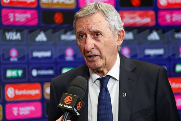 Svetislav Pesic FC Bayern Basketball, Head Coach at the post-match interview, GER, FC Bayern Basketball vs Valencia Basket, Basketball, Euroleague, Matchday 24, Season 2025 2026, 22 01 2026, GER, FC Bayern Basketball vs Valencia Basket, Basketball, Euroleague, Matchday 24, Season 2025 2026, 22 01 2026 Munich Copyright: xEibner-Pressefoto JennixMaulx EP_JML