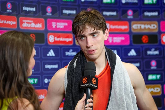 Justinian Jessup FC Bayern Basketball, 10 at the post-match interview, GER, FC Bayern Basketball vs Valencia Basket, Basketball, Euroleague, Matchday 24, Season 2025 2026, 22 01 2026, GER, FC Bayern Basketball vs Valencia Basket, Basketball, Euroleague, Matchday 24, Season 2025 2026, 22 01 2026 Munich Copyright: xEibner-Pressefoto JennixMaulx EP_JML