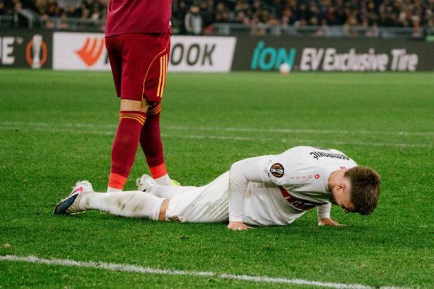 Ermedin Demirovic VfB Stuttgart, 09 , ITA, AS Roma vs VfB Stuttgart, Football, Europa League, Matchday 7, Season 2025 2026, 22 01 2026, ITA, AS Roma vs VfB Stuttgart, Football, Europa League, Matchday 7, Season 2025 2026, 22 01 2026, Rome Copyright: xEibner-Pressefoto EdwardxCheungx EP_ECG