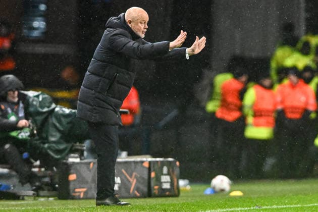 Rangers v Ludogorets Razgrad UEFA Europa League Head Coach Per-Mathias Hogmo of Ludogorets Razgrad during the UEFA Europa League match at Ibrox Stadium, Glasgow 22 01 2026 UK Newspapers OUT Copyright: xJamiexJohnstonx FIL-22851-0063