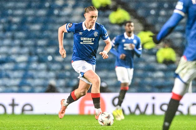 Rangers v Ludogorets Razgrad UEFA Europa League Thelo Aasgaard of Rangers during the UEFA Europa League match at Ibrox Stadium, Glasgow 22 01 2026 UK Newspapers OUT Copyright: xJamiexJohnstonx FIL-22851-0067