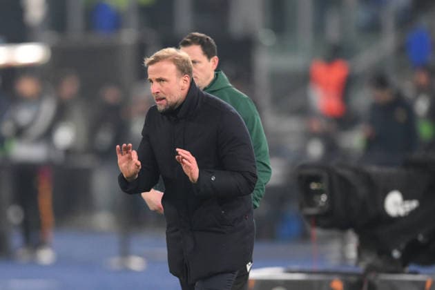 22nd January 2026, Stadio Olimpico, Rome, Italy; UEFA Europa League Football; Roma versus Stuttgart; Sebastian Hoeness head coach of VfB Stuttgart  AllShotLive