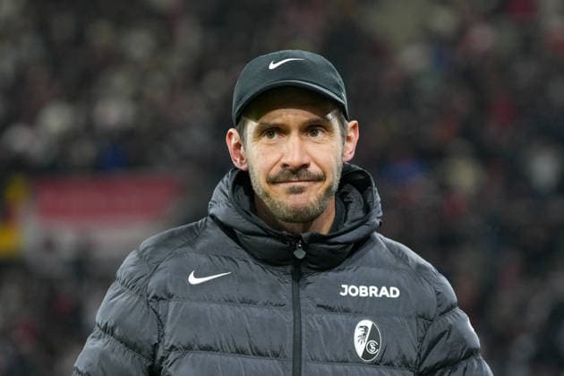 Julian Schuster SC Freiburg, Coach , Germany, Football, UEFA Europa League, Matchday 7, League phase, 2025 2026, SC Freiburg vs Maccabi Tel Aviv, 22 01 2026, Europa Park Stadion, Freiburg, Germany Freiburg Europa Park Stadion Baden Württemberg Germany Copyright: xArnexAmbergx
