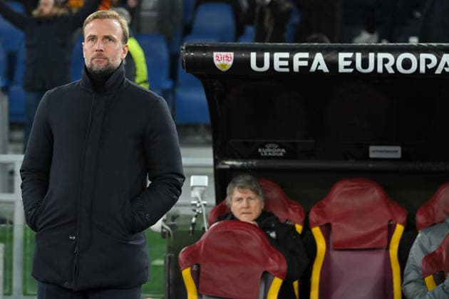 Soccer, Europa League match, AS Roma v VfB Stuttgart VfB Stuttgart coach Sebastian Hoeneb during the Europa League match between AS Roma v VfB Stuttgart at Olimpico stadium in Rome, Italy, Jan 22nd, 2026 Imago-Images Emmefoto Copyright: xImago-Images Emmefotox