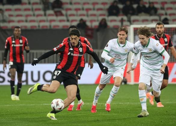 L OGC Nice vs Go Ahead Eagles Football PHOTOPQR NICE MATIN Cyril Dodergny ; Nice ; 22 01 2026 ; Nice le 22 01 2026 - Stade Allianz Riviera - Football - Ligue Europa - L OGC Nice affronte Go Ahead Eagles - Le milieu nicois GOUVEIA N47 Nice France  Copyright: xPHOTOPQR NICExMATIN MAXPPPxCyrilxDodergnyx 20260122NIM0396 20260122NIM0396