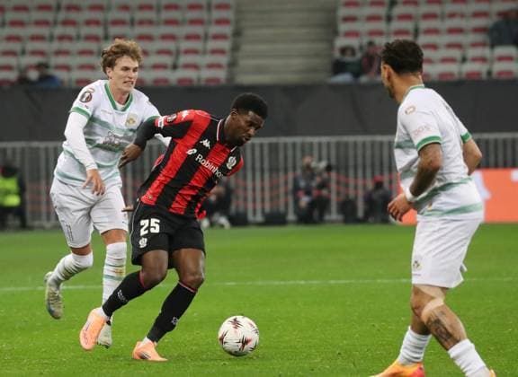 L OGC Nice vs Go Ahead Eagles Football PHOTOPQR NICE MATIN Cyril Dodergny ; Nice ; 22 01 2026 ; Nice le 22 01 2026 - Stade Allianz Riviera - Football - Ligue Europa - L OGC Nice affronte Go Ahead Eagles - L attaquant nicois CHO N25 Nice France  Copyright: xPHOTOPQR NICExMATIN MAXPPPxCyrilxDodergnyx 20260122NIM0397 20260122NIM0397