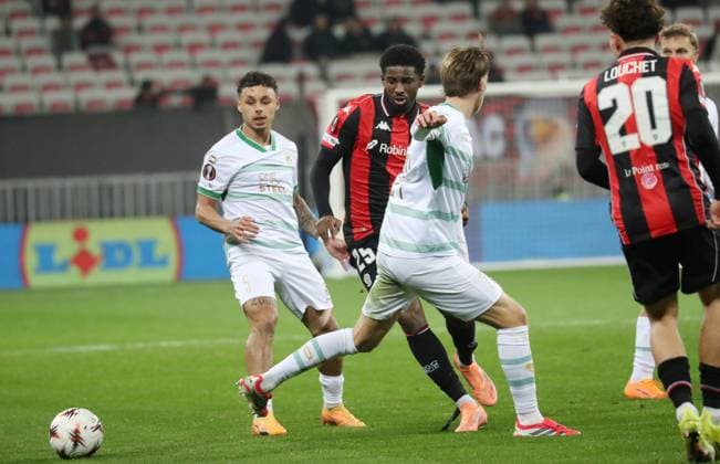 L OGC Nice vs Go Ahead Eagles Football PHOTOPQR NICE MATIN Cyril Dodergny ; Nice ; 22 01 2026 ; Nice le 22 01 2026 - Stade Allianz Riviera - Football - Ligue Europa - L OGC Nice affronte Go Ahead Eagles - L attaquant nicois CHO N25 Nice France  Copyright: xPHOTOPQR NICExMATIN MAXPPPxCyrilxDodergnyx 20260122NIM0400 20260122NIM0400