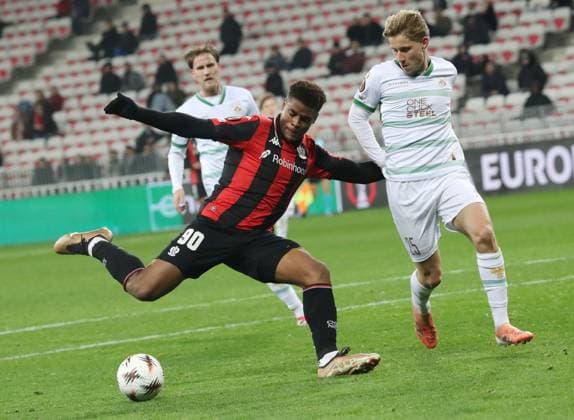 L OGC Nice vs Go Ahead Eagles Football PHOTOPQR NICE MATIN Cyril Dodergny ; Nice ; 22 01 2026 ; Nice le 22 01 2026 - Stade Allianz Riviera - Football - Ligue Europa - L OGC Nice affronte Go Ahead Eagles - L attaquant nicois CARLOS N90 Nice France  Copyright: xPHOTOPQR NICExMATIN MAXPPPxCyrilxDodergnyx 20260122NIM0403 20260122NIM0403