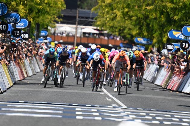 23-01-2026 Tour Down Under; Tappa 03 Henley Beach - Nairne; 2026, Ineos Grenadiers; 2026, Groupama - Fdj United; Welsford, Sam; Bower, Lewis; Nairne; 