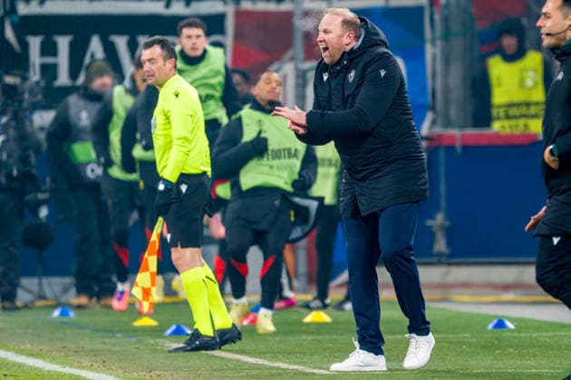 22 01 2026, Salzburg, Stadion Salzburg, Europa League RB Salzburg FC Basel, head coach Ludovic Magnin Basel Salzburg Stadion Salzburg Salzburg Salzburg Austria Copyright: xJustPictures.ch PascalxvonxBürenx jp-en-PaVoB-Pavo_salzburg-4