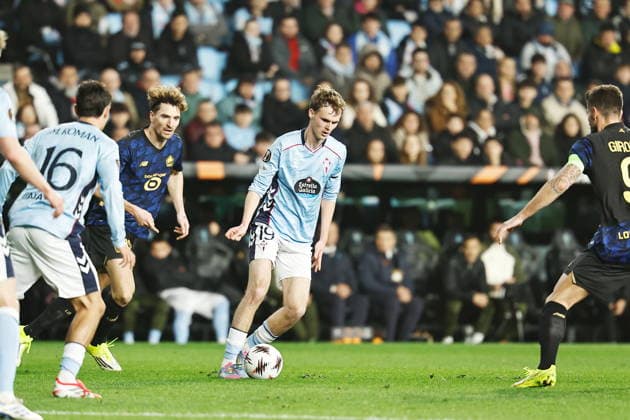 Williot Swedberg (Celta), JANUARY 22, 2026 - Football Soccer : UEFA Europa League league phase match day 7 between RC Celta de Vigo - Lille OSC at the Estadio Balaidos in Vigo, Spain. Noxthirdxpartyxsales  aflo_317082198