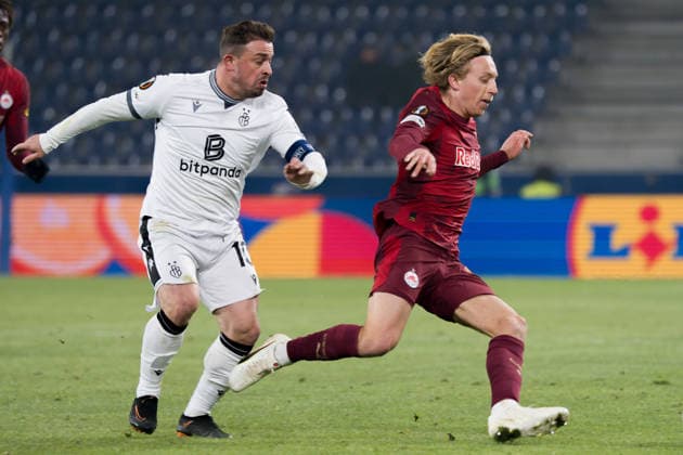 22 01 2026, Salzburg, Stadion Salzburg, Europa League RB Salzburg FC Basel, 10 Xherdan Shaqiri Basel Salzburg Stadion Salzburg Salzburg Salzburg Austria Copyright: xJustPictures.ch PascalxvonxBürenx jp-en-PaVoB-A7V06819-1