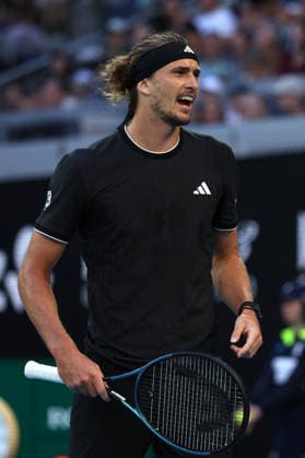 Alexander Zverev during his third round match Australian Open tennis tournament, Day Six, Melbourne Park, Australia - 23 Jan 2026Melbourne Melbourne Park Victoria (VIC) Australia  Copyright: xEllaxLing Shutterstockx 16380452dd