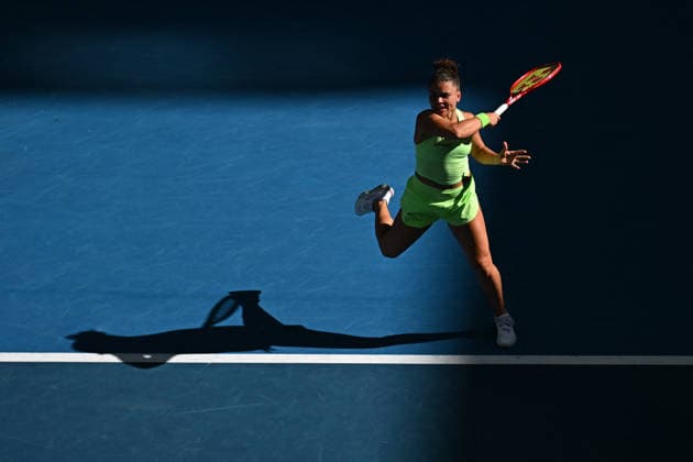 Australian Open - Melbourne Jasmine Paolini (ITA) during her third round match at the 2026 Australian Open at Melbourne Park in Melbourne, AUSTRALIA, on January 23, 2026. Photo by Corinne Dubreuil ABACAPRESS.COM Melbourne Australia  Copyright: xDubreuilxCorinne ABACAx